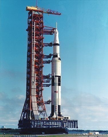 Saturn V carrying Apollo 11